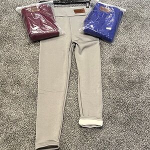 Tan Fleece Lined Leggings